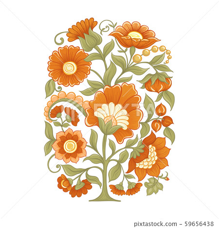 Tradition mughal motif, fantasy flowers Tradition mughal motif, fantasy flowers 59656438