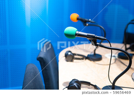 Microphone and headphones Microphone and headphones 59656469