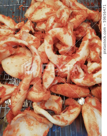 Crispy squid cut into pieces Crispy squid cut into pieces 59656471