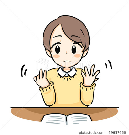 Children counting by hand Children counting by hand 59657666