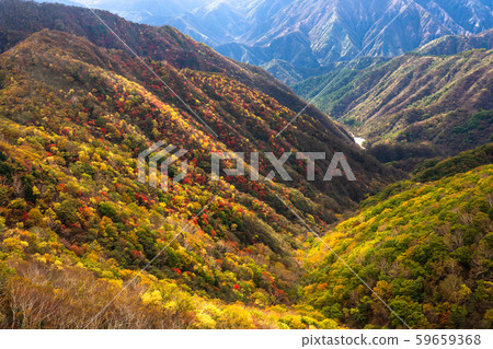 《Tochigi Prefecture》 Autumn foliage of Nikko and Mt. 《Tochigi Prefecture》 Autumn foliage of Nikko and Mt. 59659368
