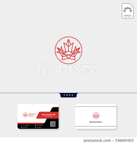 leaf outline geometric logo template for corporate leaf outline geometric logo template for corporate 59660403