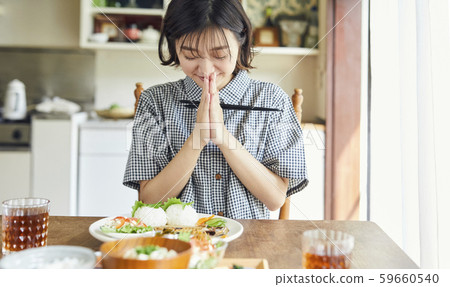 女性生活方式飲食 59660540