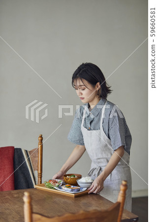 女性生活方式飲食 59660581