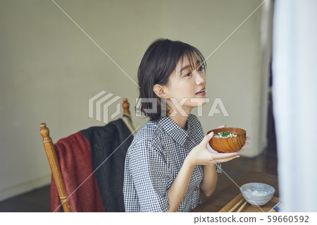 女性生活方式飲食 59660592