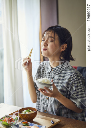女性生活方式飲食 59660937