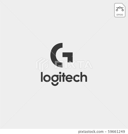 Letter G Logitech Logo Design 59661249