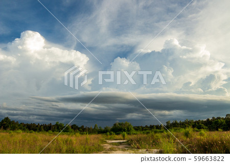 thunder storm sky Rain clouds thunder storm sky Rain clouds 59663822