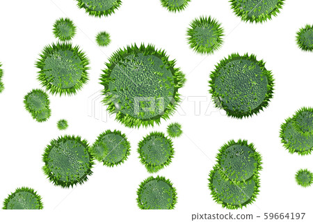 Pollen image permeable material (for hay fever etc.) 59664197
