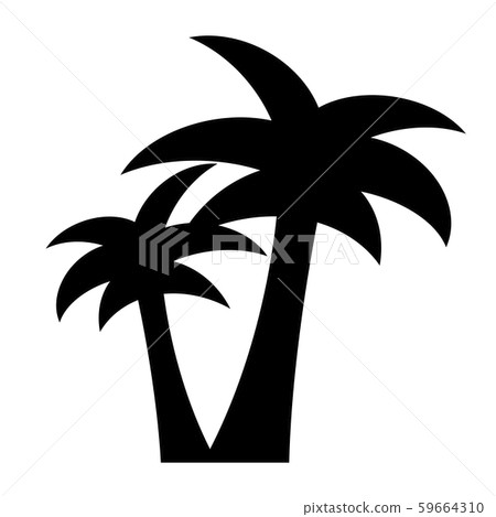 Two palm trees Two palm trees 59664310
