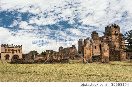 Fasil Ghebbi, castle in Gondar, Ethipia Heritage Fasil Ghebbi, castle in Gondar, Ethipia Heritage 59665164