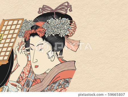 浮世繪“ Kouchoro Kunisada”現代舞大師 浮世繪“ Kouchoro Kunisada”現代舞大師 59665807