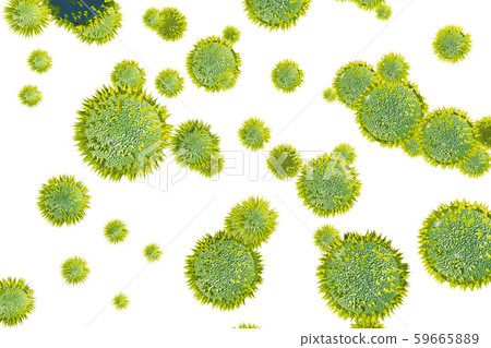 Pollen image White back (for hay fever etc.) Pollen image White back (for hay fever etc.) 59665889