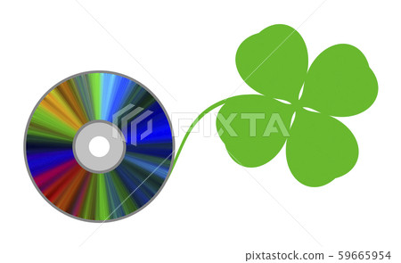 Disc and clover - Stock Illustration [59665954] - PIXTA