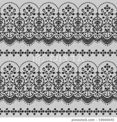 Beautiful lace knitting made with seamless pattern, 59666640
