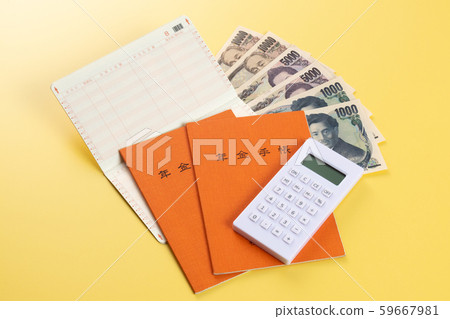 Pension notebook Passbook Cash Calculator 59667981
