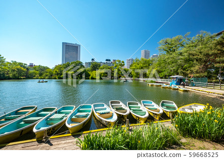 Nakajima Park fresh green blue sky 59668525