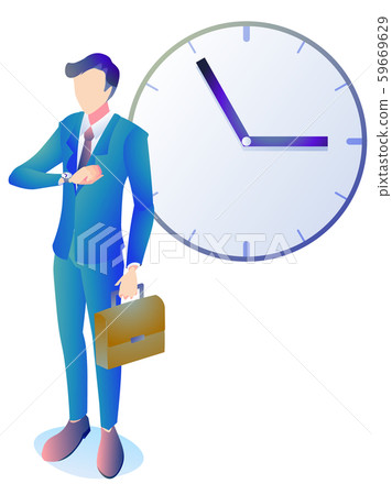 5分鐘前_isometric_businessman_沒有背景 59669629