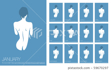 Vector Erotic Calendar Vector Erotic Calendar 59670297