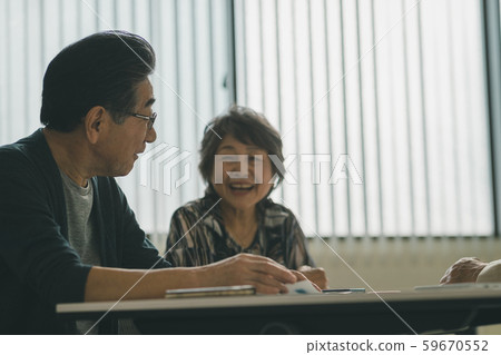 old married couple, older couple, senior couple 59670552