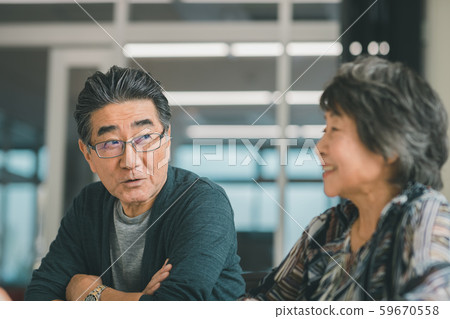 old married couple, older couple, senior couple 59670558