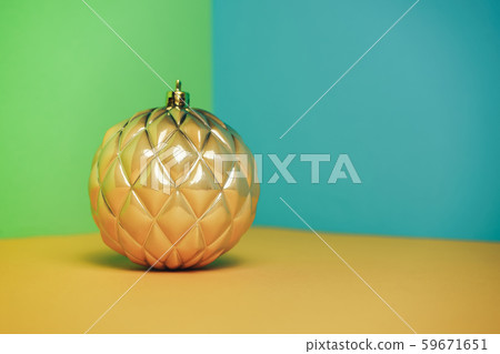 Beautiful glod  Christmas ball bauble   on a 59671651