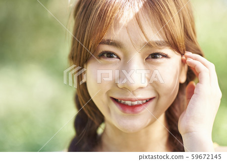 Female beauty green Female beauty green 59672145