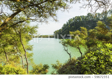 新西蘭Wai O Tapu Ngakoro湖 新西蘭Wai O Tapu Ngakoro湖 59672351