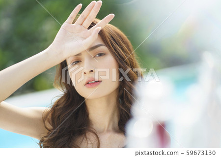 Ladies Beauty Poolside Ladies Beauty Poolside 59673130