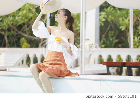 Ladies Resort Poolside Ladies Resort Poolside 59673191