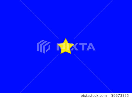 A sparkling cute star mark used for evaluation, grade, rank, etc. 59673555