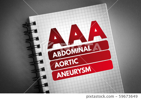 AAA - Abdominal Aortic Aneurysm acronym 59673649