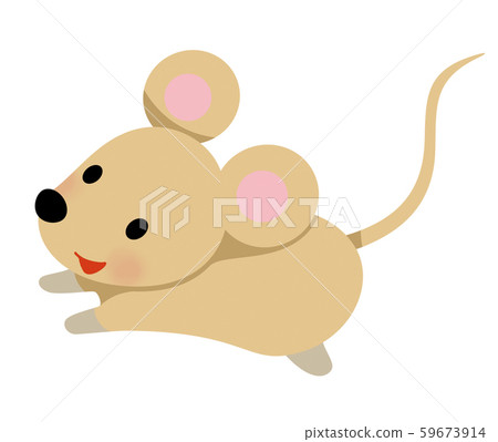 2020 New Year's card material_jumping mouse 2020 New Year's card material_jumping mouse 59673914