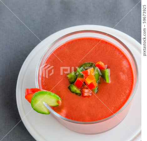 Spanish cold soup Gaspacho 59673925
