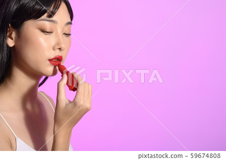 Female beauty pink back Female beauty pink back 59674808