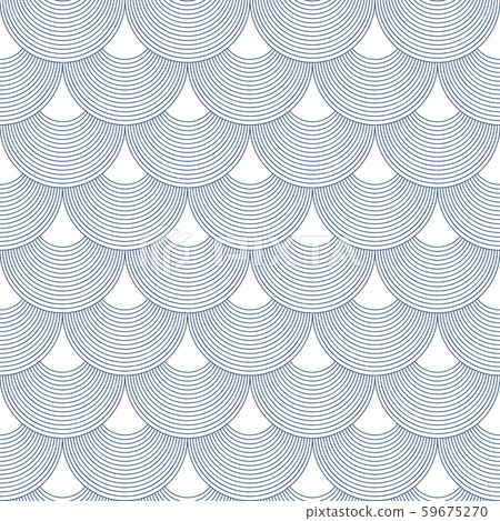 Variation of fishscale pattern, decorative 59675270