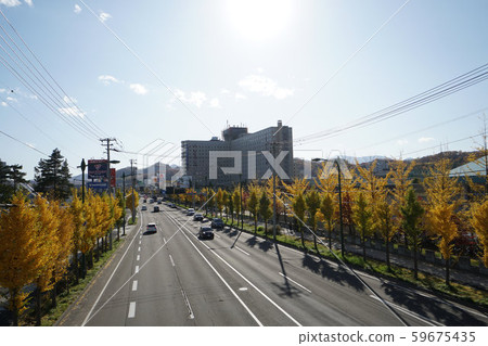 National Route 230 Ishiyama-dori (Scenery along the river, near 3-2 chome) 59675435