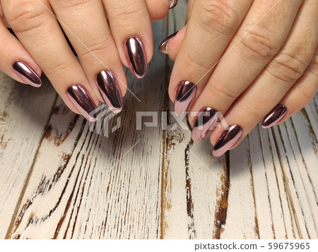 Autumn manicure. Beautyful nails design with Autumn manicure. Beautyful nails design with 59675965