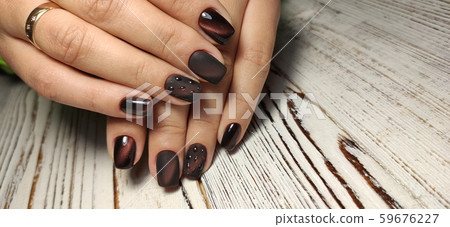 Hands Care. Design Hand With Pastel Nails 59676227