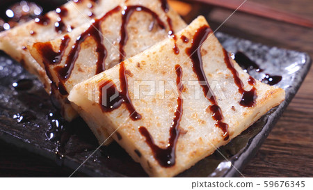 Pouring sauce Turnip cake Luopogao radish cake Pouring sauce Turnip cake Luopogao radish cake 59676345