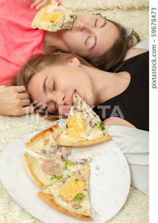 happy overeat girls happy overeat girls 59678473