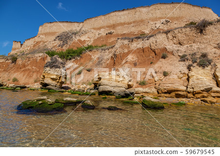 Rocky Black Sea Coast Odessa Ukraine Rocky Black Sea Coast Odessa Ukraine 59679545