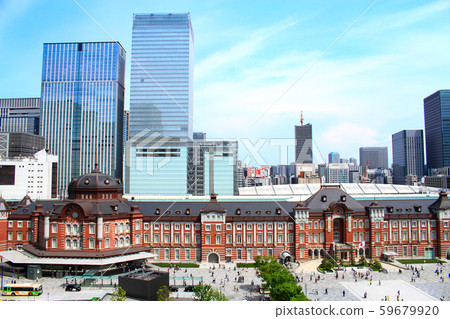 Tokyo cityscape Tokyo station 59679920