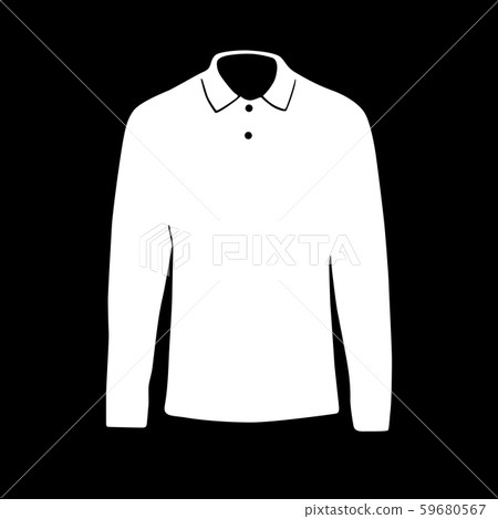 Vector silhouette of clothes, t-shirts and 59680567