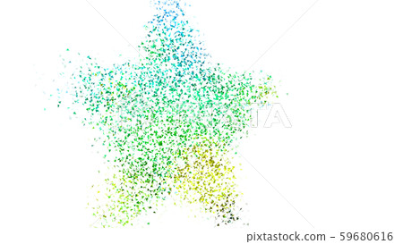 Confetti of CG Particle Triangle Confetti of CG Particle Triangle 59680616