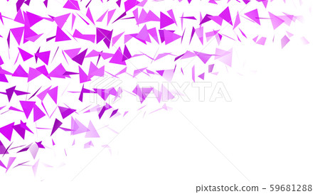 Confetti of CG Particle Triangle 59681288