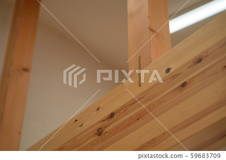 New house beams and fences 59683709