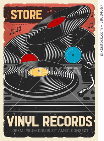 Musical instruments and vinyl records store Musical instruments and vinyl records store 59684067