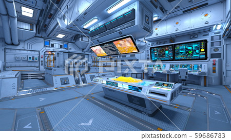 Spaceship inside - Stock Illustration [59686783] - PIXTA