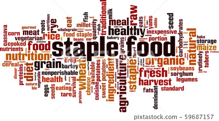Staple food word cloud 59687157